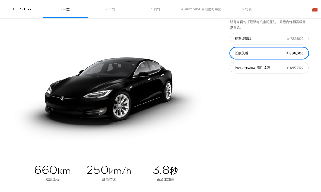 特斯拉Model S/Model X迎来升级 最高续航达660公里